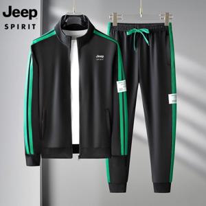 지프 JEEP SPIRIT  봄가을 바람막이 트레이닝 운동복 집업 점퍼 추리닝 바지 세트 동상하복세트