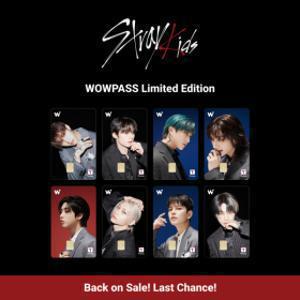 WOWPASS Stray Kids SKZ Official Card JYP Official x WOWPASS Limited Edition
