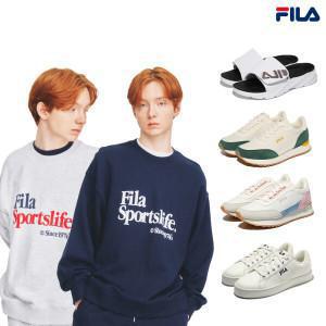 (최대 72% 할인 + 쿠폰 16%) 휠라 본사 특가세일 신상 및 베스트 운동화/ 티셔츠/ 맨투맨/ 자켓 등