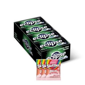 이클립스 인텐스 민트향 35g Tin x8개 + 스키틀즈 젤리 3입 샘플팩