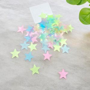 별 야광 스티커 3색 혼합/형광/야광별/인테리어/데코/천장/형광별/스티커/꾸미기/벽