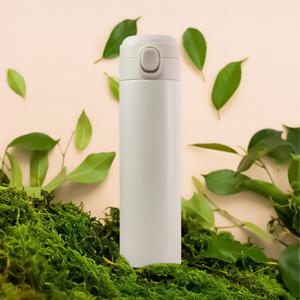 기프트공방 원터치 심플 진공 텀블러 500ml 스텐 리유저블 보온 보냉