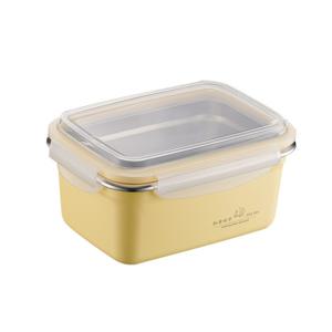 오트밀 스테인리스 도시락통 대용량 냉장 보관 용기 세트 (550ml+850ml+1400ml+2700ml)