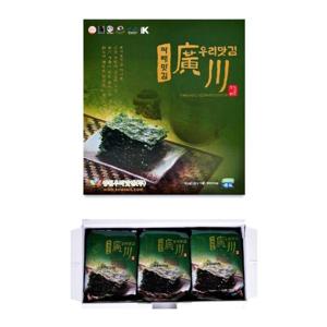 1박스 우리 파래 맛김 추석 명절 설날 설선물 식품 김 선물세트 광천 도시락김 조미김 구운김 절단김