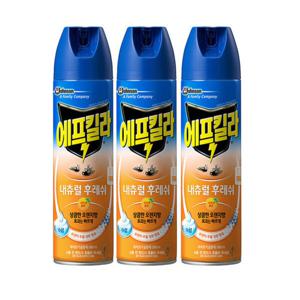 에프킬라 모기약 내추럴후레쉬(오렌지향) 500ml 3개