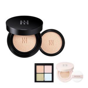 (10%적립)헤라 블랙쿠션 본품+리필 (21N/23N/21C) +페이스 코렉팅 팔레트 + 미니 파운데이션 쿠션 5g