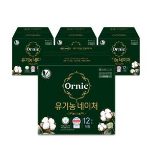 오닉 유기농 네이처 생리대 대형 12p 4팩 / 올리브영 5천원 기프트콘 증정