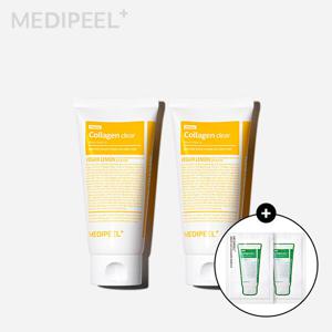 메디필(1+1)비건 비타민 콜라겐 클리어 120ml +  그린 시카 샤쉐 4ml x 2개 증정 모공 브라이트닝 클렌징폼