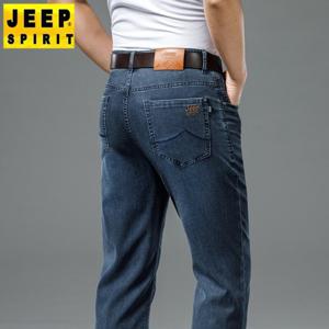 jeep 남성 봄여름 청바지 비즈니스 캐주얼 루즈 스트레이트 40대 50대 중년남자 팬츠 3003