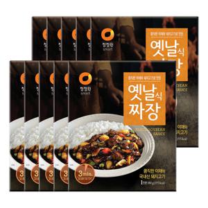 청정원 옛날짜장 180gX10개