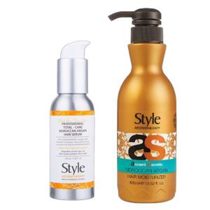 씻지않는 논워시 헤어팩 400ml 모로코 아르간오일 헤어에센스 100ml 종 1+1 실크헤어 트리트먼트 2종