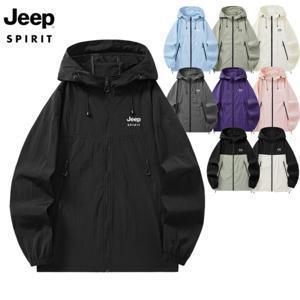 지프 JEEP SPIRIT  남녀공용 초경량 베이직 바람막이