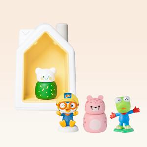 코코지 하우스와 뽀로로와 호기심 동화 세트 (하우스+뽀로로+크롱+표담이)