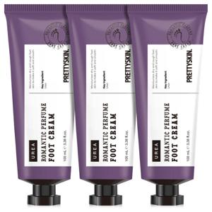 프리티스킨 로맨틱 퍼퓸 우레아 대용량 풋크림 60ml 3개
