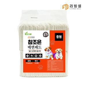 강아지 참조은 배변패드 실속형 애견패드 중형 100매