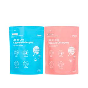 (1+1)드링 올인원 고농축 딥클린 대용량 캡슐세제 30개+30개입 총 60개입 1+1 구성 국내생산 25년 신상품