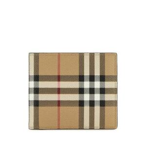 BURBERRY 프린트 캔버스 지갑 8069811 A7026