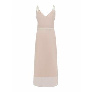 [CARVEN] 라프리마 여성 맥시 실크 롱 원피스 6251K21412PEONY Nude Neutrals /8