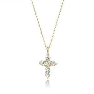 [GB] 십자가 스톤 풀세팅 14k GOLD 목걸이 LNN23182G