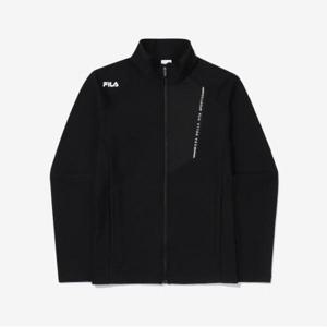 [FILA] 남성 우븐 배색 기모 트레이닝 집업 (FS2FTE4202M_BLK)