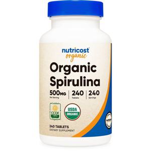 뉴트리코스트 오가닉 스피룰리나 500 mg 240 타블렛