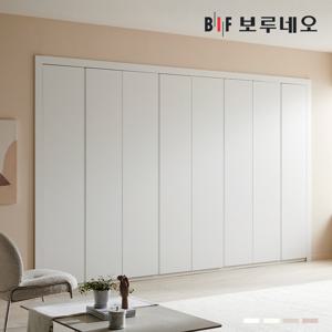 보루네오 E0 PET 제이 여닫이 붙박이장 390cm 13자