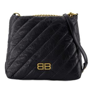발렌시아가 크러쉬 M 숄더 백 806487 210J1 1000 BLACK