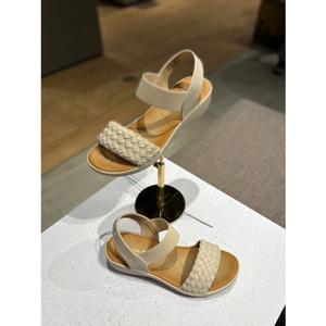베어파우 HILTON III 여성 샌들 경량 웨지 아이보리 K2783030RB-W