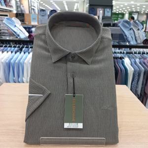 [엘르옴므]풀오버 반팔카라셔츠/EBEHR-11056_IC