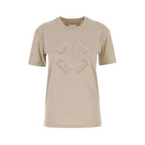 지방시 반팔 티셔츠 BW70EKG1YH 278 BEIGE O TAN