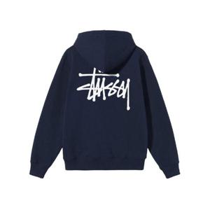 스투시 베이직 스투시 후드 네이비 2022 19247621924762M
