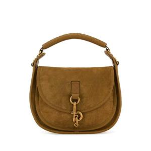 BURBERRY 캐멀 스웨이드 Hebden 핸드백 8107708 B8630