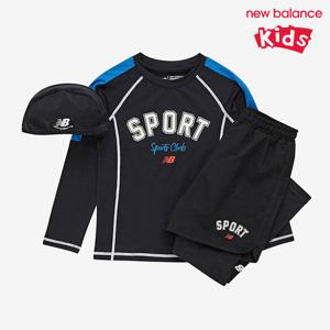 [뉴발란스]뉴발란스 키즈 래시가드 유니 2 IN 1 NK9RE2102B-19