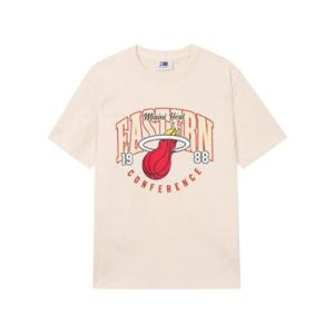 NBA반팔티 KQC N252Z9021P-IV CHI 팀 로고 루즈핏 반팔 티셔츠
