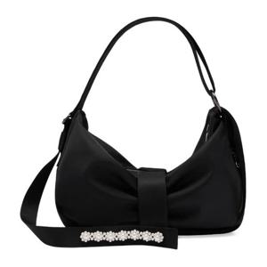 시몬로샤 자수 슬링 보우 숄더 백 BAG199B0761 BLACK