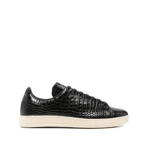 톰포드 crocodile embossed leather sneakers 10483087048968 TP720984656
