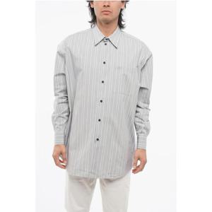 오프화이트 긴팔 셔츠 OMGE004F23 FAB001 0231 Gray