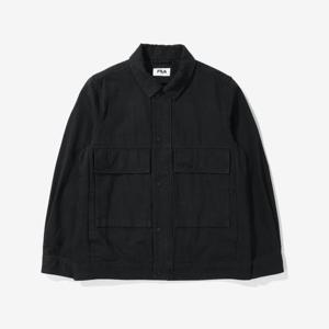 [휠라]우븐 트윌 트러커 자켓  FS2JKE1101X_BLK