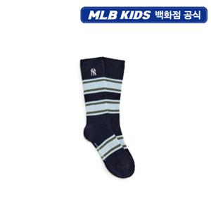 [MLB키즈PG] 스트릿 바시티 스트라이프 스케이트 양말 (7ASOV055N-50NYS)