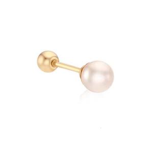[GB] 5mm 진주 14K GOLD 피어싱 LPFP4B05G