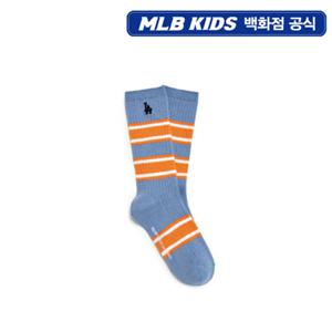 [MLB키즈PG] 스트릿 바시티 스트라이프 스케이트 양말 (7ASOV055N-07BLL)