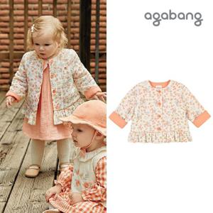 [아가방]제인플라워퀼팅점퍼(ORANGE) 01Q725051