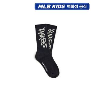 [MLB키즈PG] 스트릿 자카드 스케이트 양말 (7ASOB095N-50BKS)
