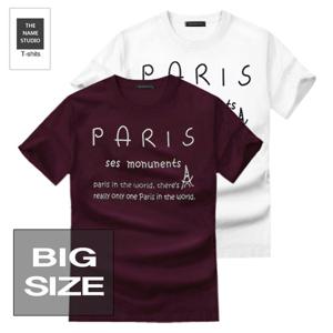 더네임스튜디오 반팔티 파리스 3XL~4XL 빅사이즈 티셔츠