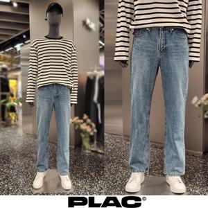 [플랙]PLAC PJTT5SZK835 남성 STEEZE 스티즈 레귤러핏 워싱 데님팬츠