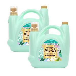 [샤프란] 아우라 스모키머스크 5.5L x 2개 대용량 섬유유연제