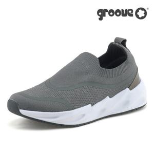 [그루브]REQUIN LOW 여성 경량 슬립온 운동화 차콜 G0599049MC-W 4CM
