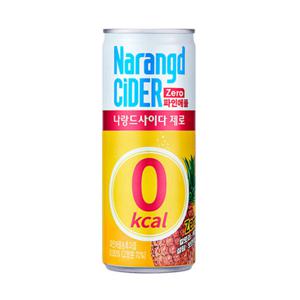 나랑드사이다 제로 파인애플 245ml 30캔