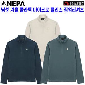 [네파][티셔츠 폴라텍](7K75416) 남성 폴라텍 마이크로 플리스 집업티셔츠