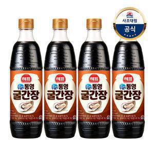 [사조대림] 통영 굴간장 840ml x4개